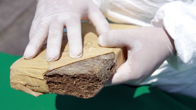 Carabineros decomisó 98 kilos de marihuana prensada en Pedro Aguirre Cerda