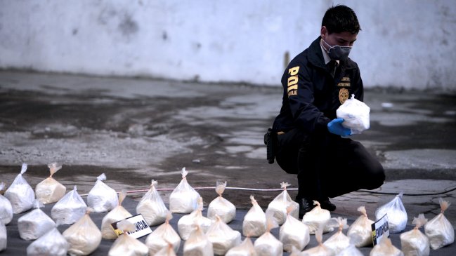 PDI desarticuló banda narco que enviaría cocaína a España