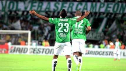   Miguel Borja le dio el triunfo a Atlético Nacional en la final de la Copa Libertadores 