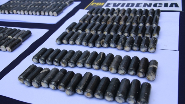 PDI detuvo a sujeto que portaba 15 ovoides de cocaína en Viña del Mar