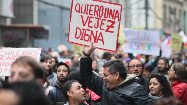 Coordinadora No+AFP convocó a una nueva marcha nacional para el próximo 21 de agosto