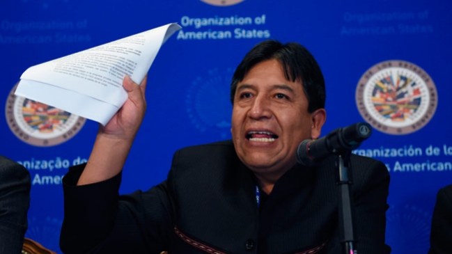 Canciller boliviano negó estar fomentando la violencia hacia Chile