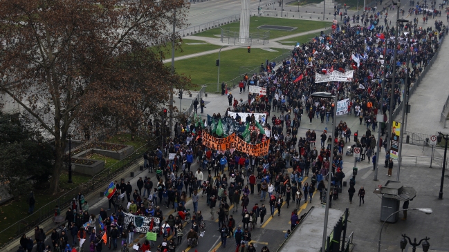 La Confech marchará este jueves por la Alameda