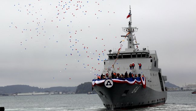 Armada lanzó al mar su nuevo patrullero 