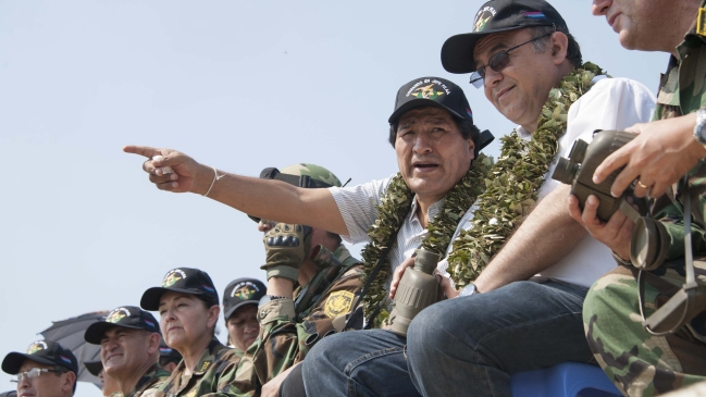 Morales destacó la capacidad militar para defender soberanía y riqueza natural