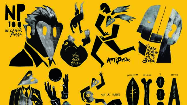 Ilustrador chileno es premiado en Londres por obra sobre Nicanor Parra