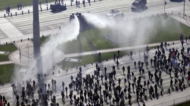Estudiantes realizan nueva marcha por la Alameda