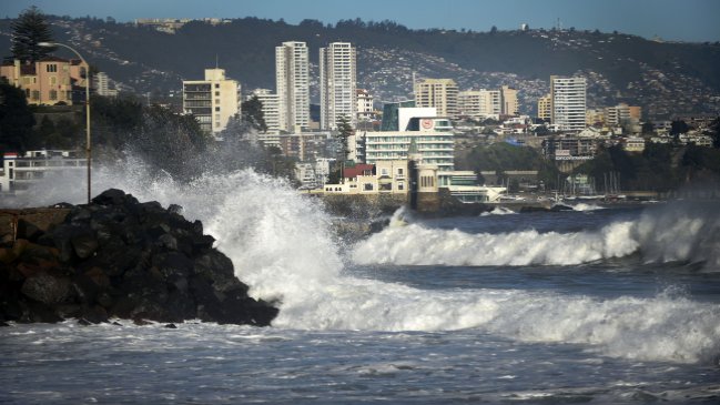 Vuelven las marejadas este lunes entre las regiones de Atacama y Biobío
