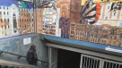 Mural elegido por usuarios y vecinos adorna la estación Universidad Católica