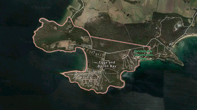 Animalistas piden un nombre vegano para la bahía Eggs and Bacon en Australia