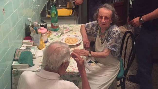 La soledad de dos ancianos conmueve a toda Italia