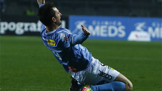 Pablo Calandria sufrió fractura en duelo de O'Higgins con Montevideo Wanderers