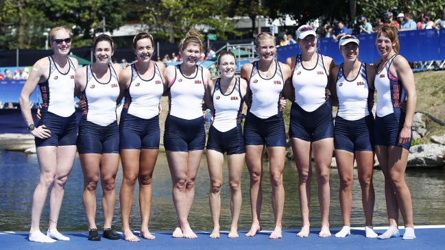 Estados Unidos y Gran Bretaña conquistaron el ocho con timonel del remo en Río 2016