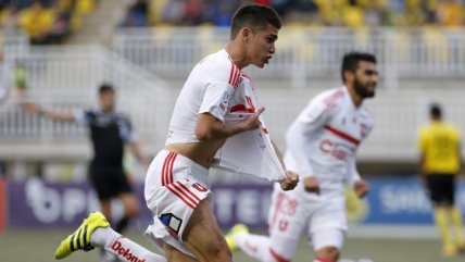 Sebastián Martínez anotó mediante un contragolpe para Universidad de Chile