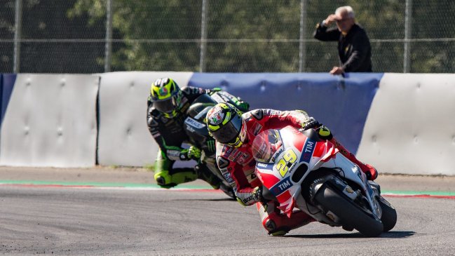 Andrea Iannone logró en el Gran Premio de Austria su primera victoria en Moto GP