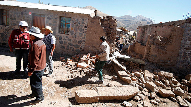 Perú: Más de 1.500 familias damnificadas tras fuerte sismo en zona sur