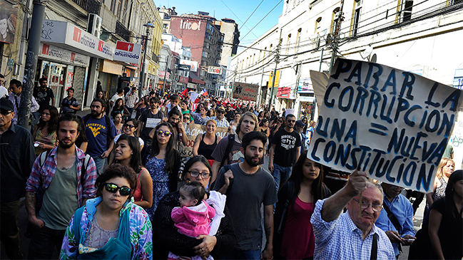 Preocupación de chilenos por la corrupción 