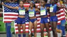 Estados Unidos volvió a imponerse en la posta femenina de 4x100