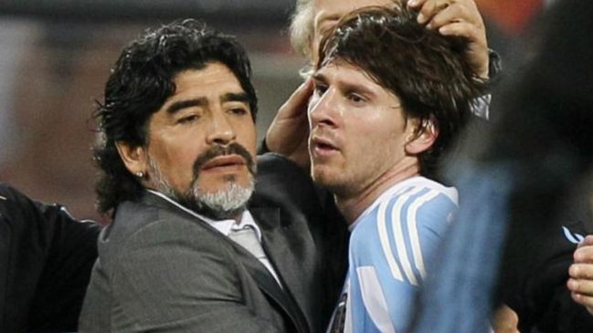 Diego Maradona: Lionel Messi se enojó para nada