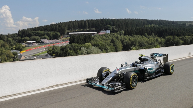 La grilla de salida del Gran Premio de Bélgica de la Fórmula 1