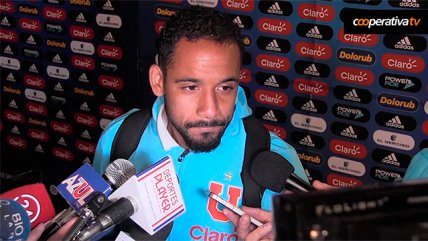 Jean Beausejour: En la U no hay opción para lamentarse y echarse a morir