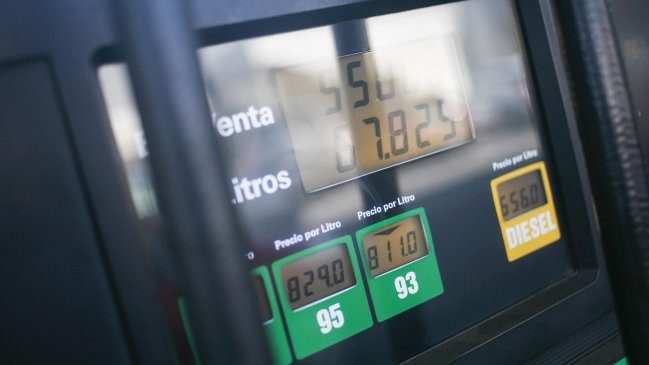 Bencinas registrarán nueva alza este jueves