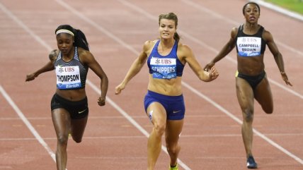   Thompson y Schippers protagonizaron dura lucha en los 200 metros de la Liga Diamante 
