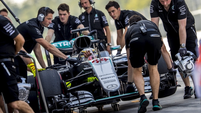 Lewis Hamilton dominó la segunda sesión de entrenamientos libres en Monza