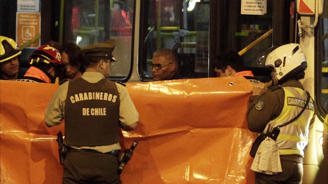 Una mujer murió tras ser atropellada por un bus del Transantiago en Recoleta