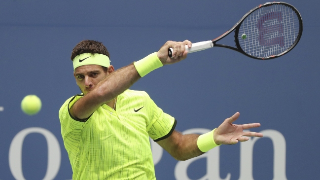 Del Potro dio un nuevo paso en el US Open tras el retiro de Thiem