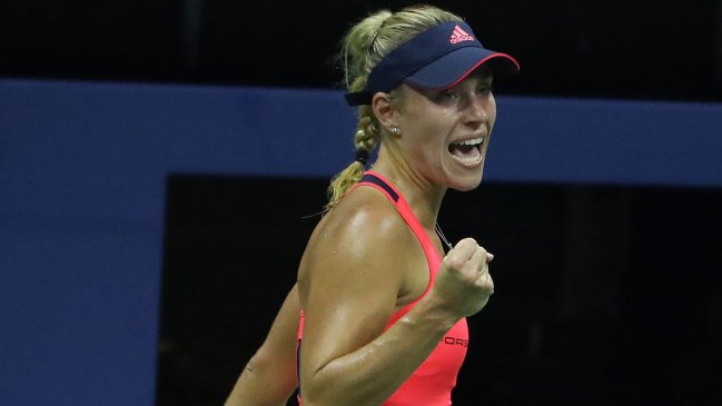 Angelique Kerber alcanzó la final del US Open y celebró su ascenso al número uno