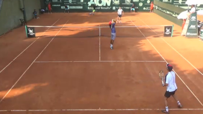 Julio Peralta celebró sus 35 años con avance a la final de dobles en Génova