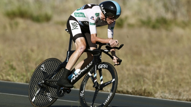 Froome ganó la contrarreloj, pero Quintana conservó el liderato de la Vuelta a España