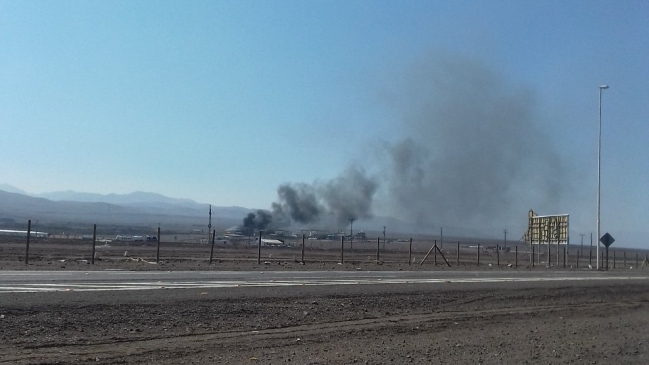 Una explosión se registró en planta de químicos en Antofagasta