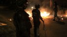 El trabajo policial para contener barricadas en Pudahuel