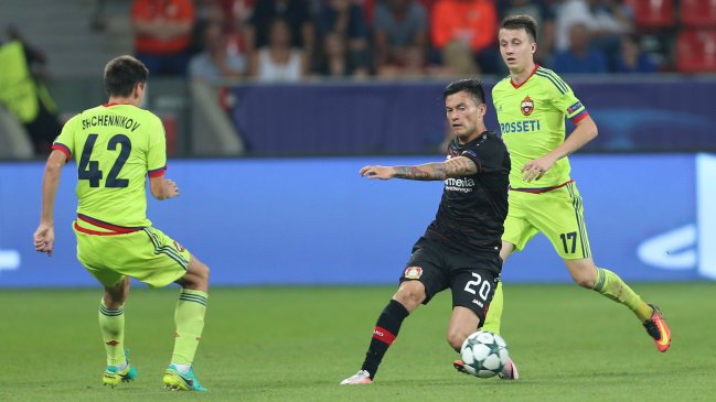 Bayer Leverkusen desperdició su ventaja e igualó con CSKA Moscú por la Champions