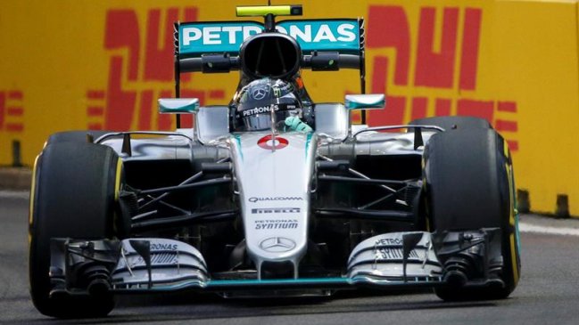 Nico Rosberg fue el más rápido en el segundo entrenamiento libre de Singapur