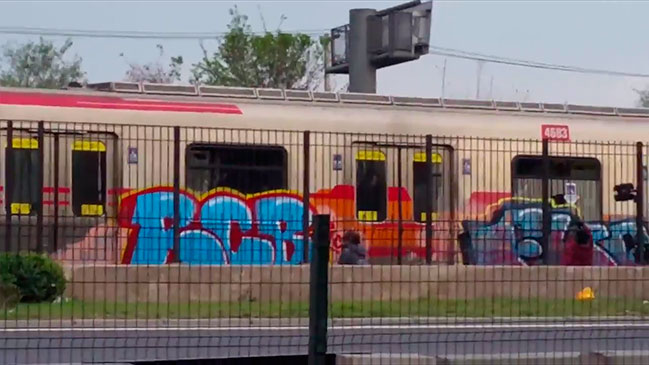 Presencia de grafiteros en las vías causó suspensión de servicio en Línea 4 del Metro
