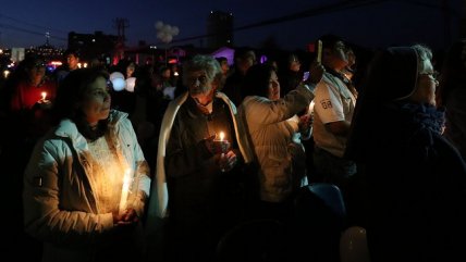 Con romería, misa y velatón homenajearon a las víctimas del terremoto de Coquimbo