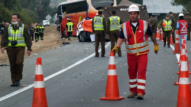 Fiestas Patrias: Fatales accidentes de tránsito en Santiago y La Araucanía
