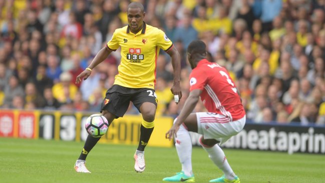 Watford superó a Manchester United en la Liga Premier de Inglaterra