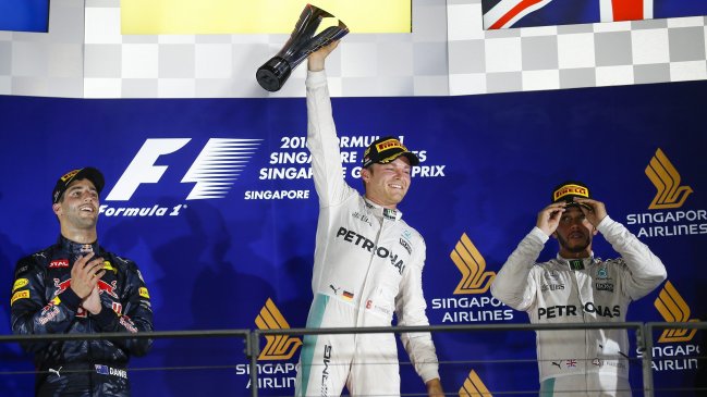 Nico Rosberg: Logré un triunfo especial en el Gran Premio de Singapur