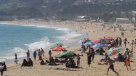 La tarde dieciochera en las playas de Viña del Mar