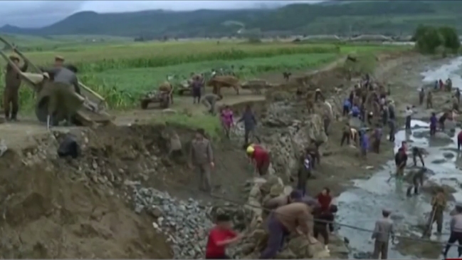 Corea del Sur descartó ayudar a Corea del Norte tras graves inundaciones