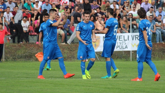 Angelo Henríquez marcó en goleada Dinamo Zagreb por la Copa Croacia