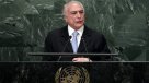 Temer expresó ante la ONU su \