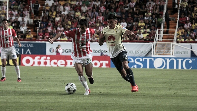 Edson Puch decretó empate de Necaxa ante América en México