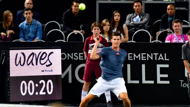 Dominic Thiem no permitió sorpresas en su arranque en el ATP de Metz
