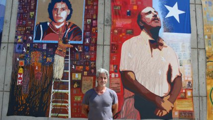   Homenaje a 40 años: Hijo de Orlando Letelier pintó mural en museo de Washington 