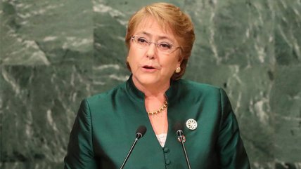  Bachelet en la ONU: 